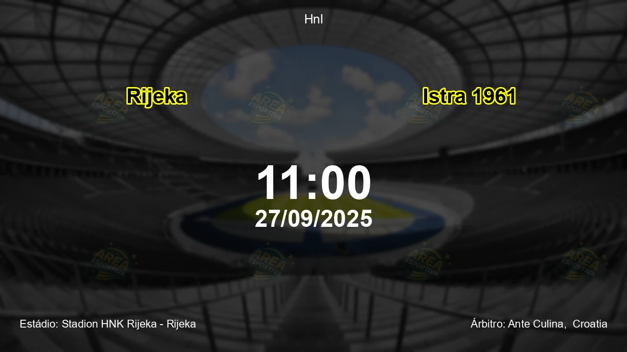 Palpite e análise do jogo Rijeka vs Istra 1961 pela Hnl