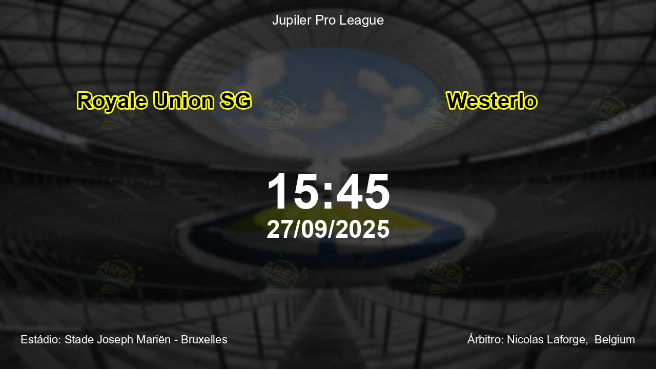Palpite e análise do jogo Royale Union SG vs Westerlo pela Jupiler Pro League