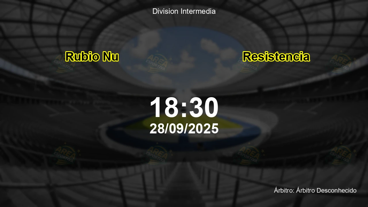 Palpite e análise do jogo Rubio Nu vs Resistencia pela Division Intermedia