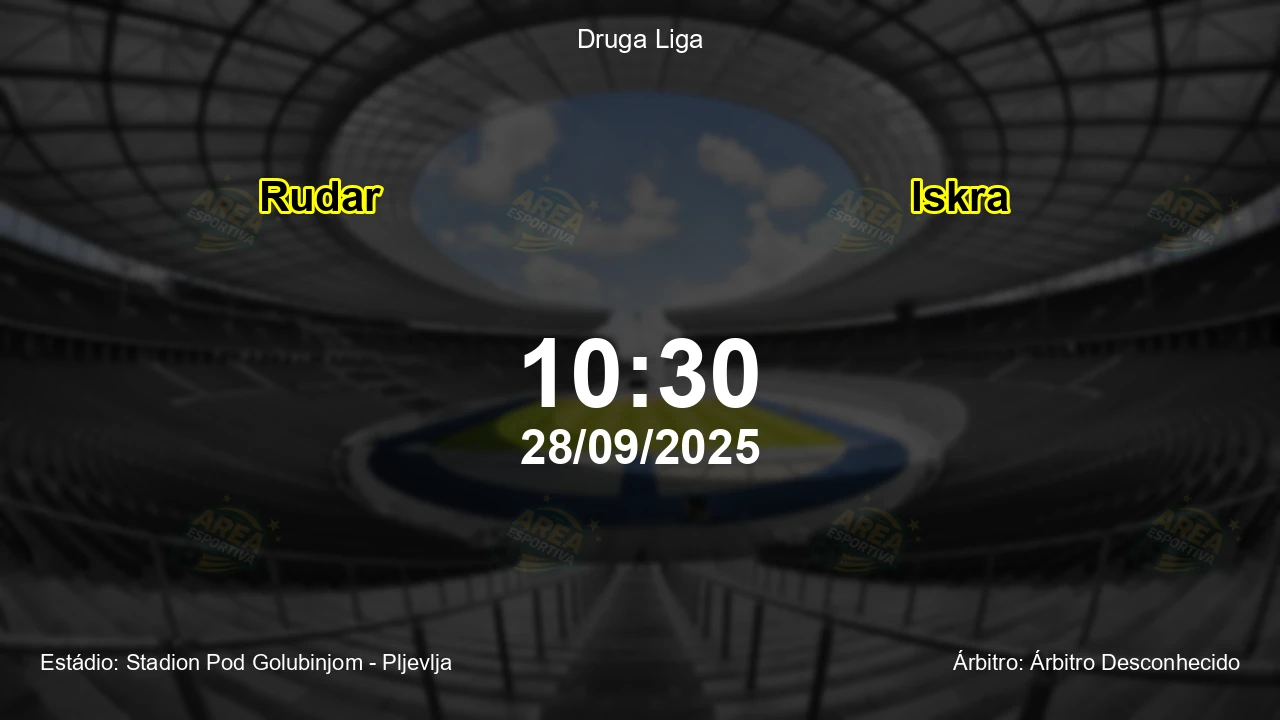 Palpite e análise do jogo Rudar vs Iskra pela Druga Liga