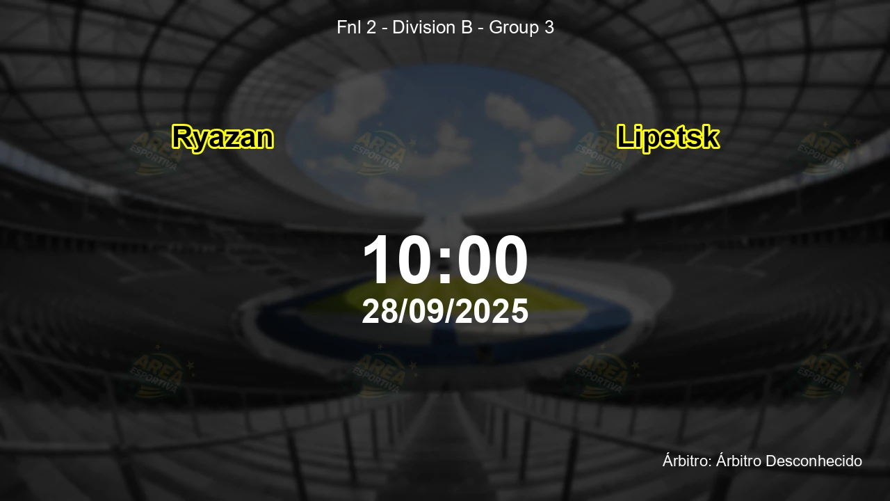 Palpite e análise do jogo Ryazan vs Lipetsk pela Fnl 2 - Division B - Group 3