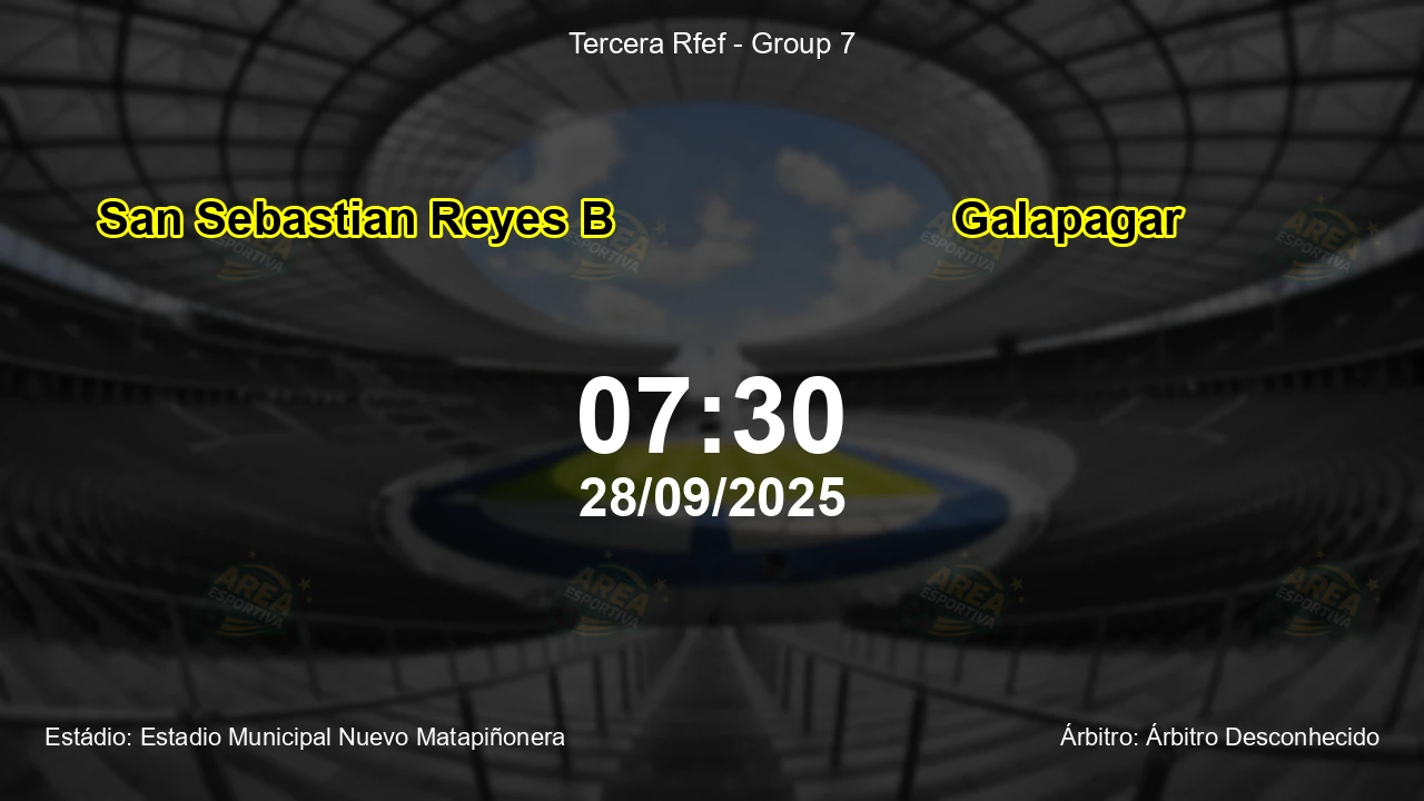 Palpite e análise do jogo San Sebastian Reyes B vs Galapagar pela Tercera Rfef - Group 7