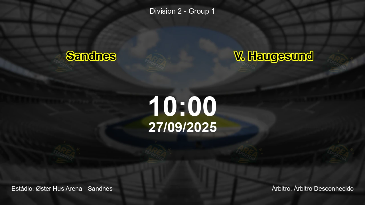 Palpite e análise do jogo Sandnes vs V. Haugesund pela Division 2 - Group 1