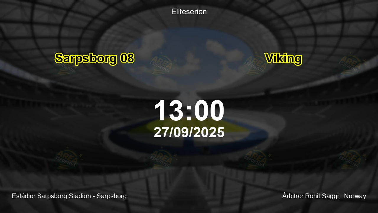 Palpite e análise do jogo Sarpsborg 08 vs Viking pela Eliteserien