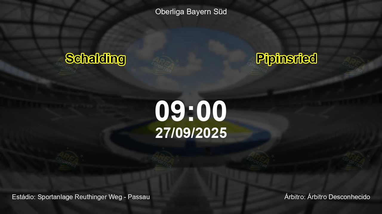Palpite e análise do jogo Schalding vs Pipinsried pela Oberliga Bayern Süd