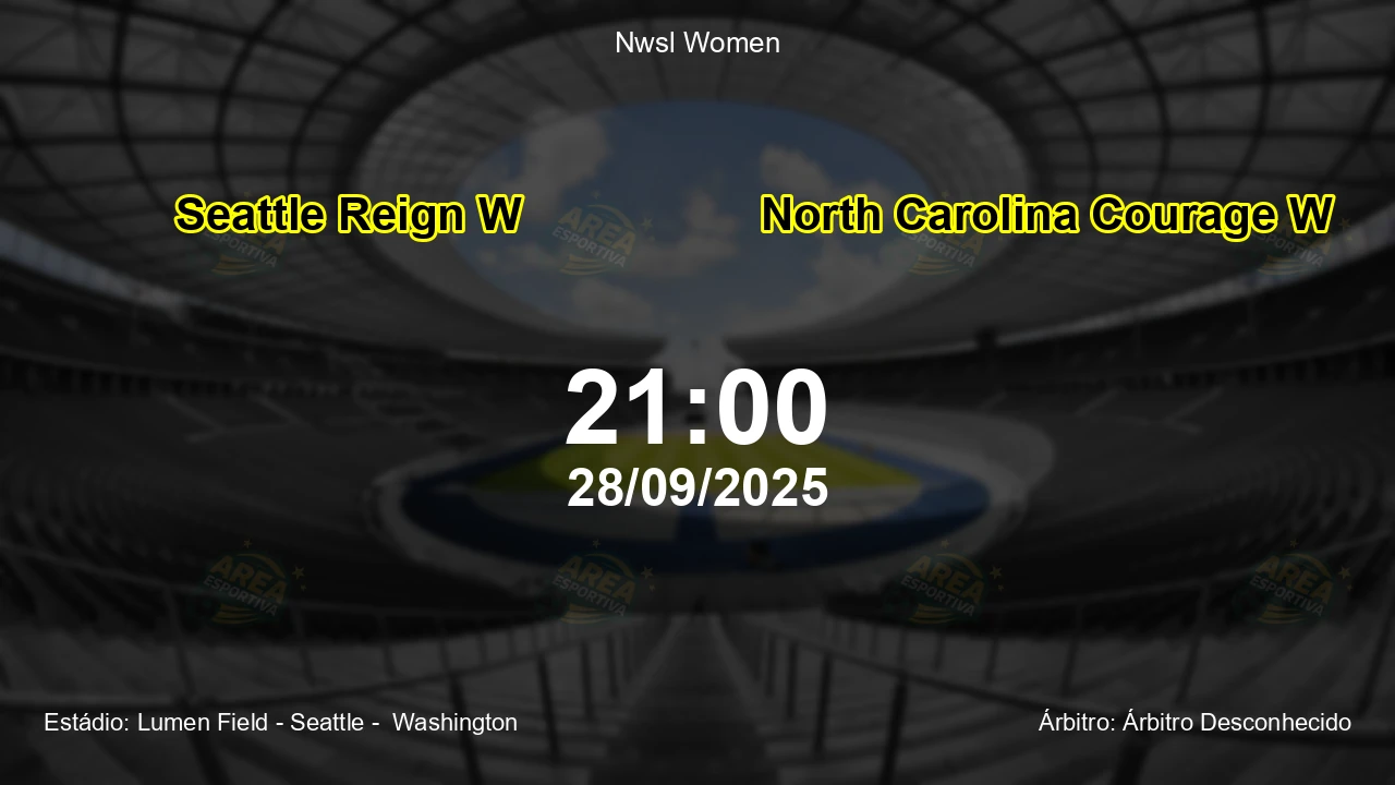Palpite e análise do jogo Seattle Reign W vs North Carolina Courage W pela Nwsl Women