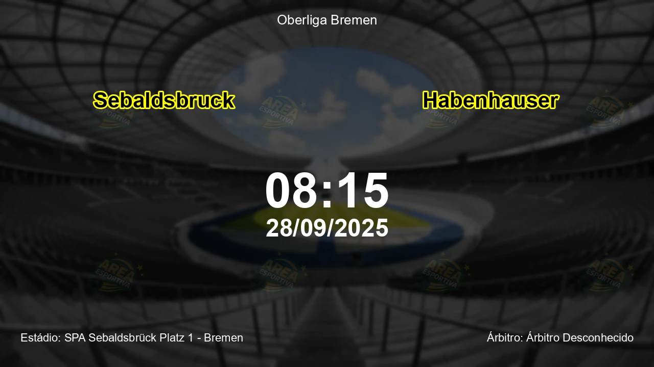 Palpite e análise do jogo Sebaldsbruck vs Habenhauser pela Oberliga Bremen