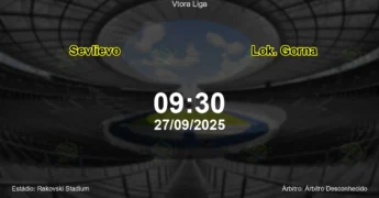 Palpite e análise do jogo Sevlievo vs Lok. Gorna pela Vtora Liga