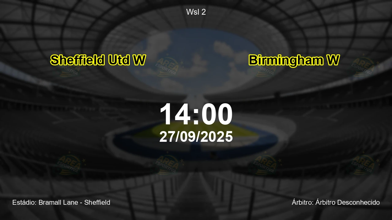 Palpite e análise do jogo Sheffield Utd W vs Birmingham W pela Wsl 2