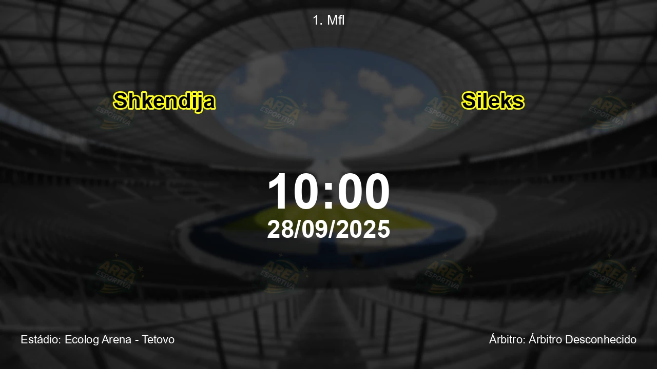 Palpite e análise do jogo Shkendija vs Sileks pela 1. Mfl