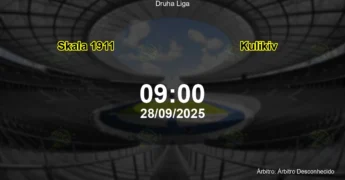 Palpite e análise do jogo Skala 1911 vs Kulikiv pela Druha Liga