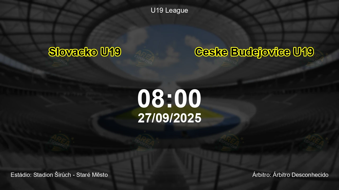 Palpite e análise do jogo Slovacko U19 vs Ceske Budejovice U19 pela U19 League