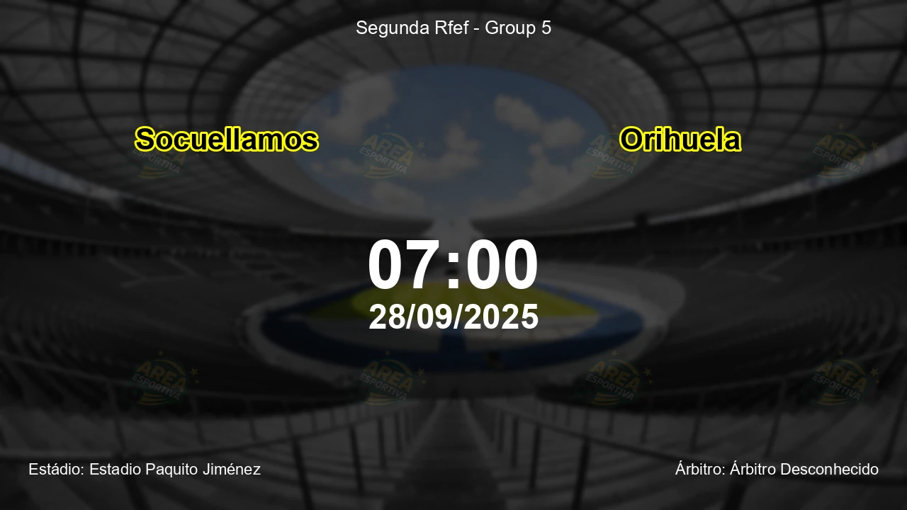 Palpite e análise do jogo Socuellamos vs Orihuela pela Segunda Rfef - Group 5