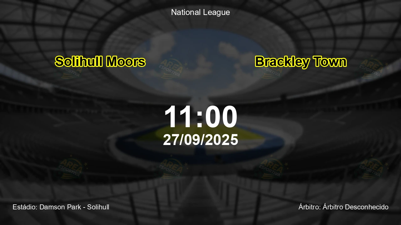 Palpite e análise do jogo Solihull Moors vs Brackley Town pela National League