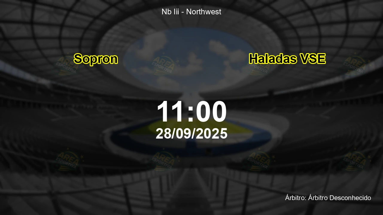 Palpite e análise do jogo Sopron vs Haladas VSE pela Nb Iii - Northwest
