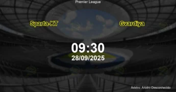 Palpite e análise do jogo Sparta-KT vs Gvardiya pela Premier League