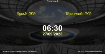 Palpite e análise do jogo Spezia U19 vs Benevento U19 pela Primavera 2