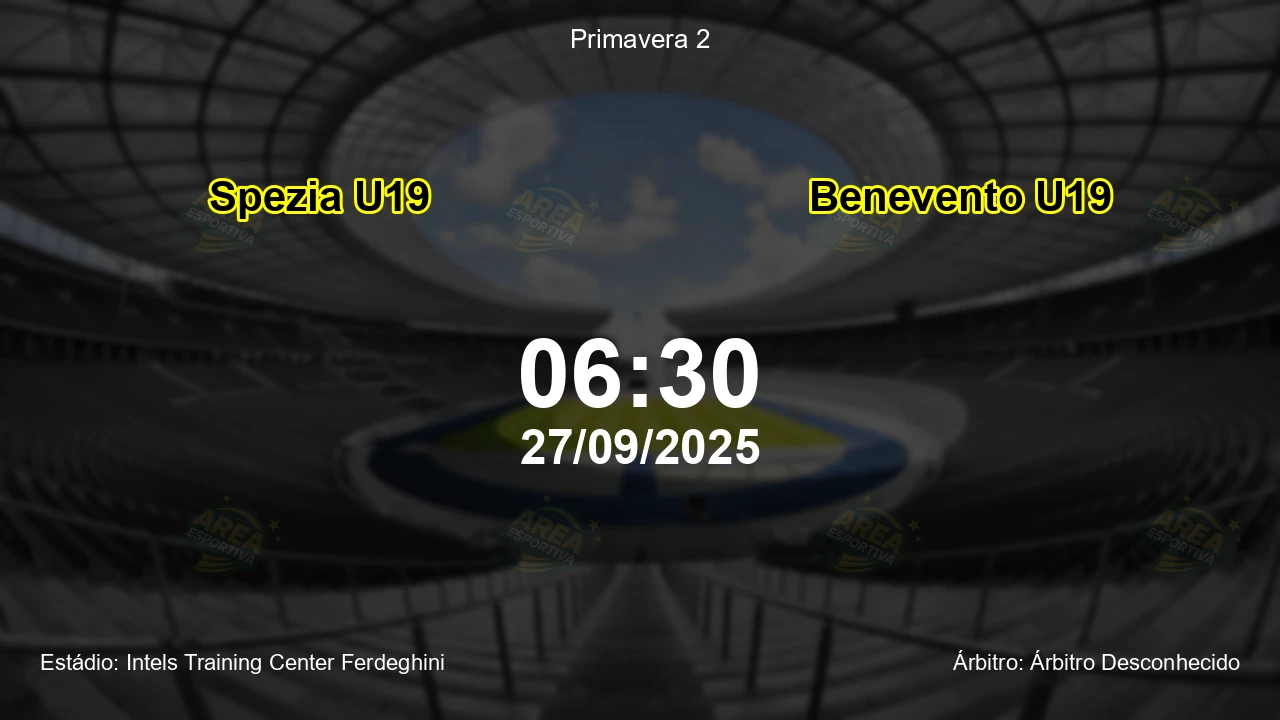 Palpite e análise do jogo Spezia U19 vs Benevento U19 pela Primavera 2