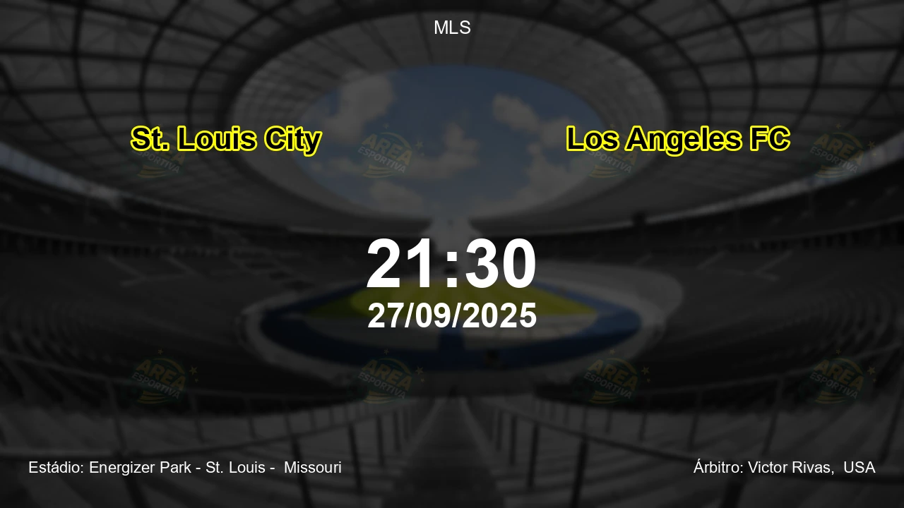 Palpite e análise do jogo St. Louis City vs Los Angeles FC pela MLS