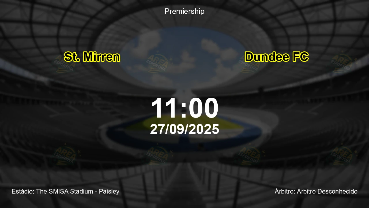 Palpite e análise do jogo St. Mirren vs Dundee FC pela Premiership