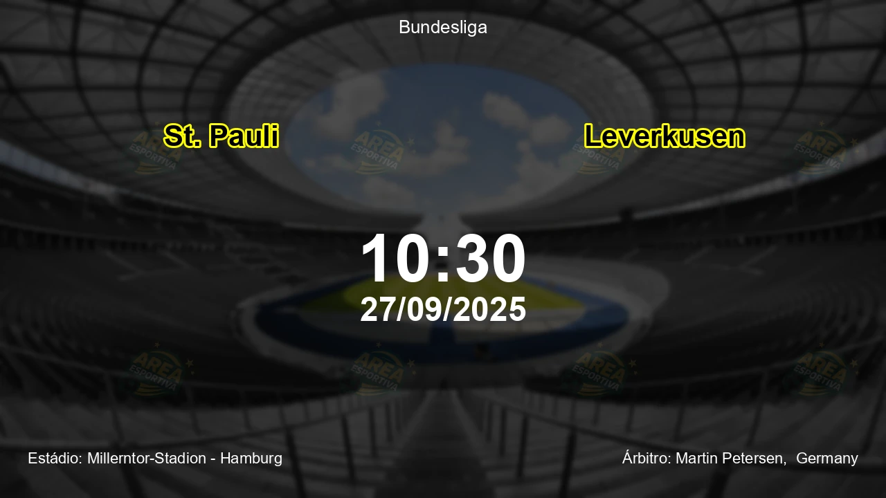Palpite e análise do jogo St. Pauli vs Leverkusen pela Bundesliga