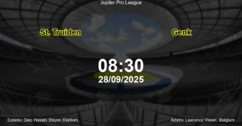 Palpite e análise do jogo St. Truiden vs Genk pela Jupiler Pro League