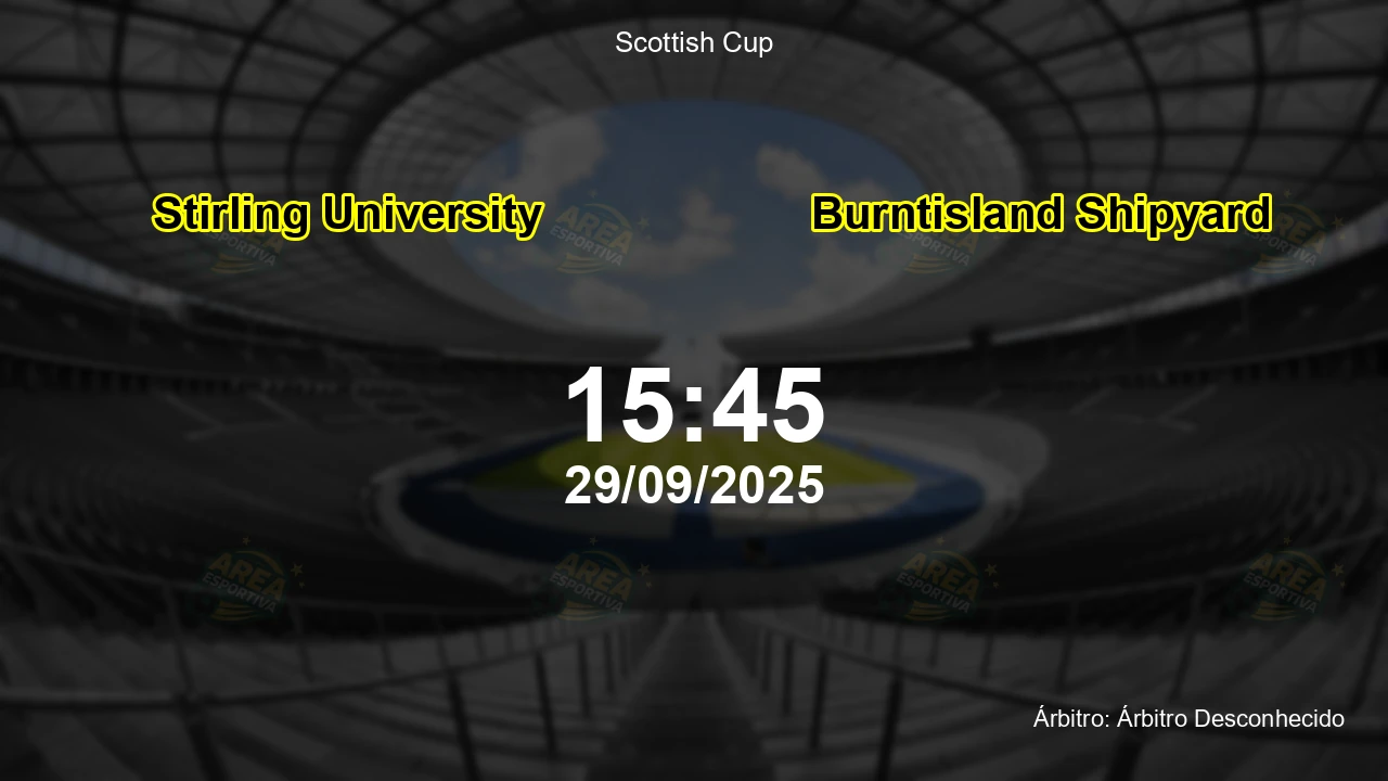 Palpite e análise do jogo Stirling University vs Burntisland Shipyard pela Scottish Cup