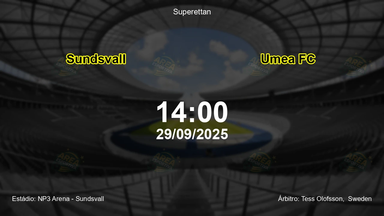 Palpite e análise do jogo Sundsvall vs Umea FC pela Superettan