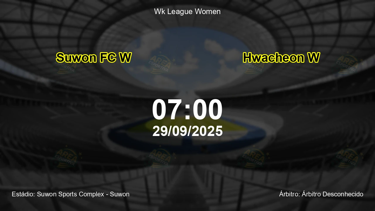 Palpite e análise do jogo Suwon FC W vs Hwacheon W pela Wk League Women