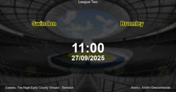 Palpite e análise do jogo Swindon vs Bromley pela League Two