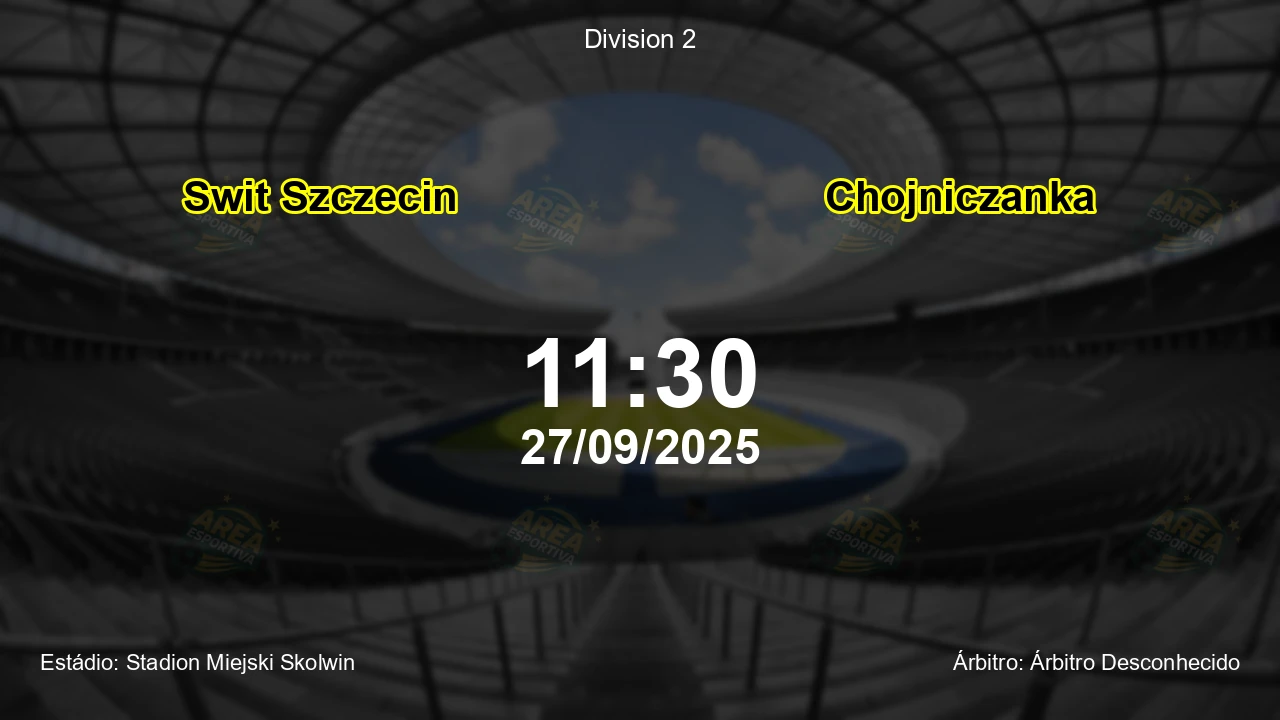 Palpite e análise do jogo Swit Szczecin vs Chojniczanka pela Division 2