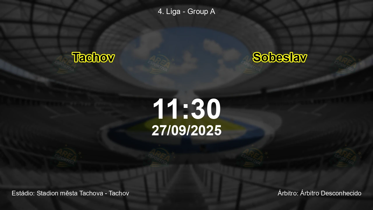 Palpite e análise do jogo Tachov vs Sobeslav pela 4. Liga - Group A