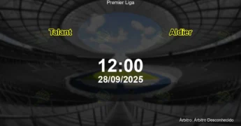 Palpite e análise do jogo Talant vs Aldier pela Premier Liga