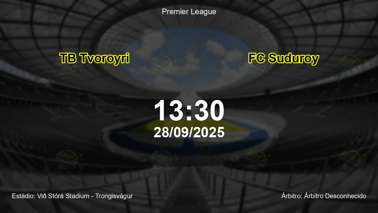 Palpite e análise do jogo TB Tvoroyri vs FC Suduroy pela Premier League