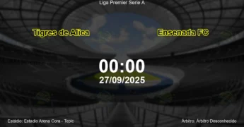 Palpite e análise do jogo Tigres de Alica vs Ensenada FC pela Liga Premier Serie A