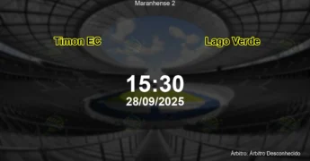 Palpite e análise do jogo Timon EC vs Lago Verde pela Maranhense 2