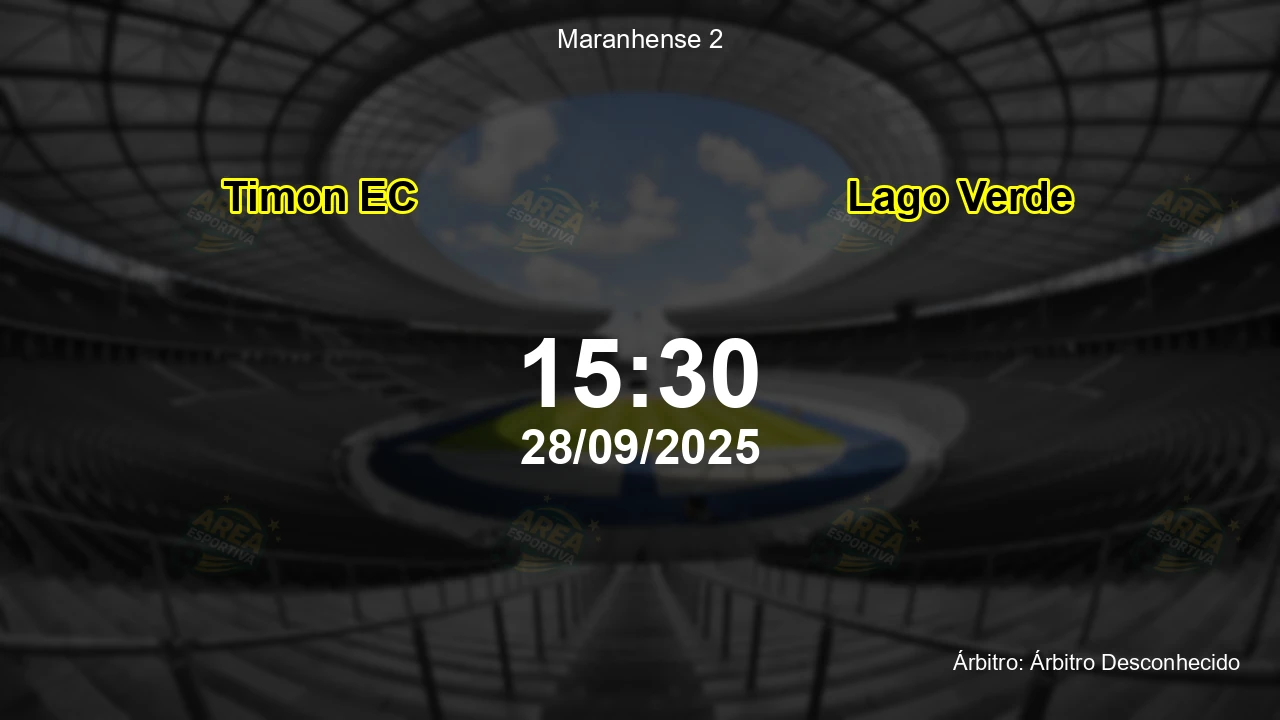 Palpite e análise do jogo Timon EC vs Lago Verde pela Maranhense 2