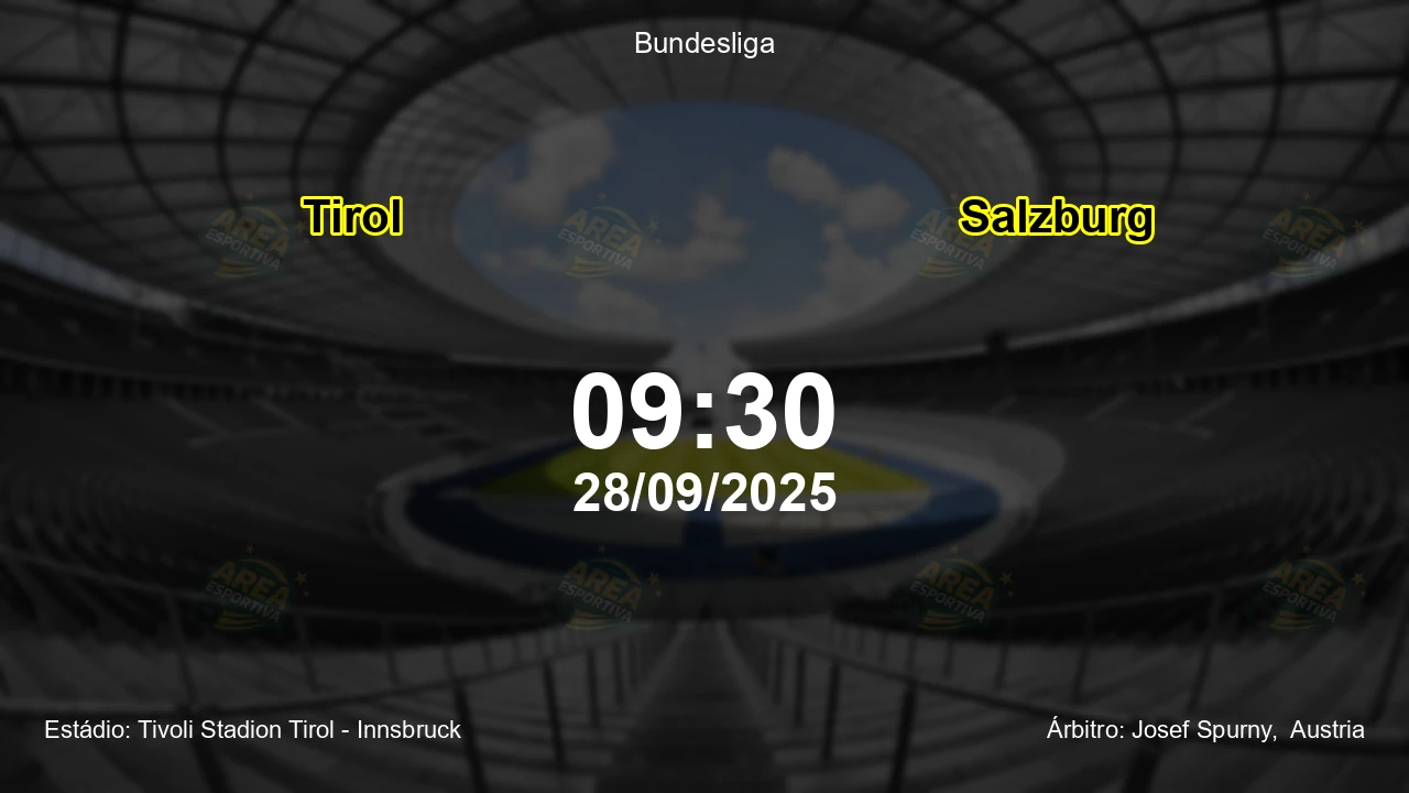 Palpite e análise do jogo Tirol vs Salzburg pela Bundesliga