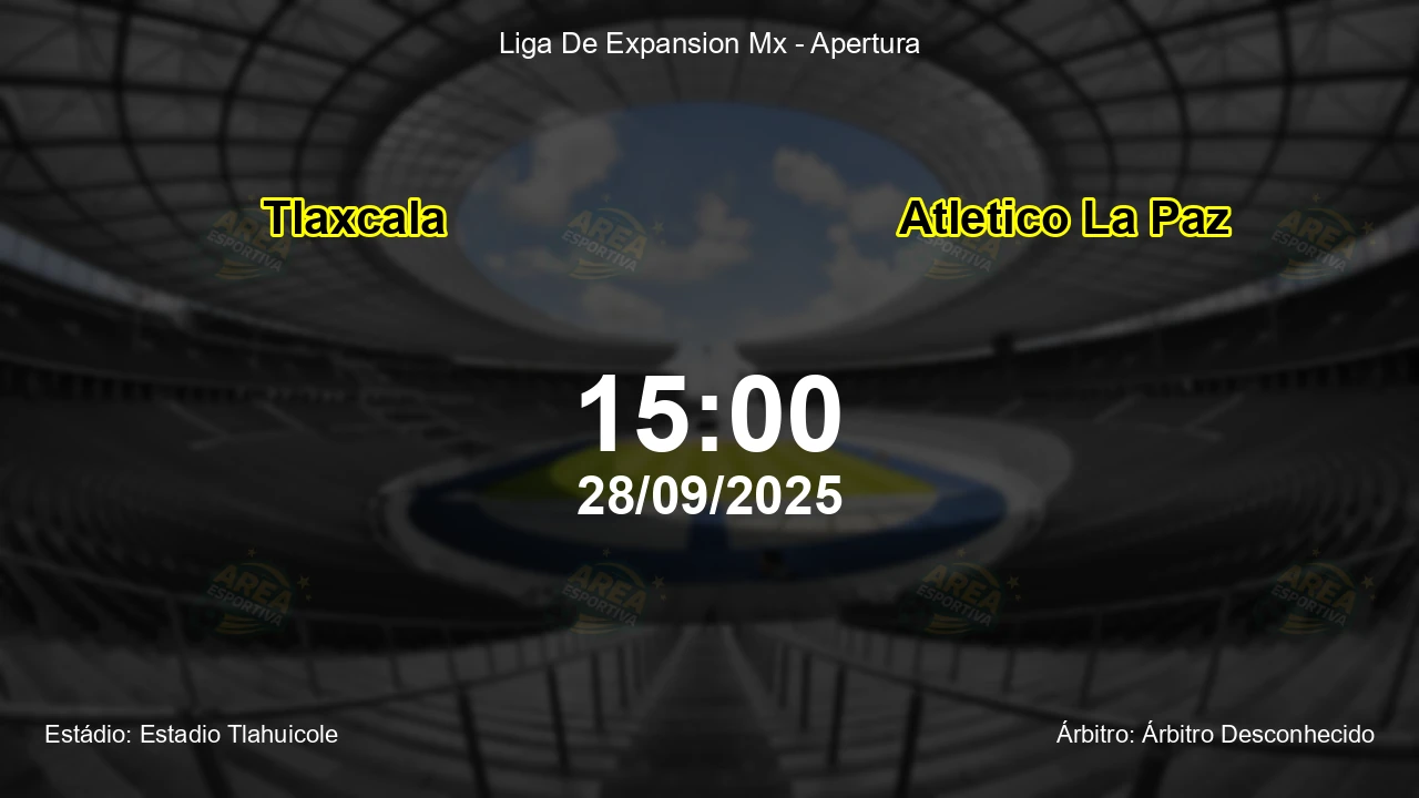 Palpite e análise do jogo Tlaxcala vs Atletico La Paz pela Liga De Expansion Mx - Apertura