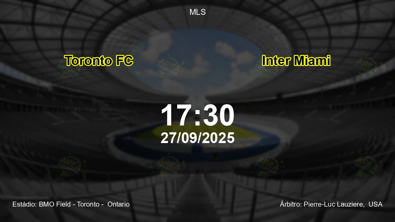Palpite e análise do jogo Toronto FC vs Inter Miami pela MLS