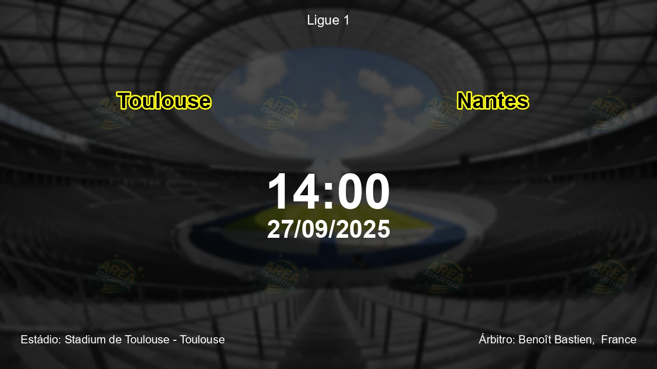 Palpite e análise do jogo Toulouse vs Nantes pela Ligue 1