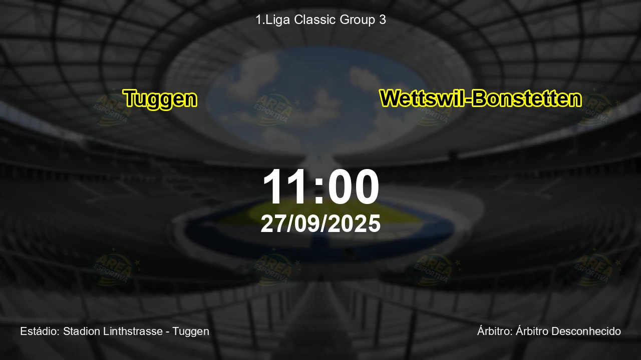 Palpite e análise do jogo Tuggen vs Wettswil-Bonstetten pela 1.Liga Classic Group 3