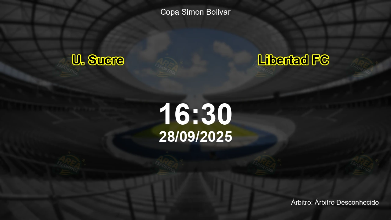 Palpite e análise do jogo U. Sucre vs Libertad FC pela Copa Simon Bolivar
