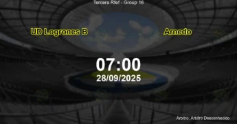 Palpite e análise do jogo UD Logrones B vs Arnedo pela Tercera Rfef - Group 16