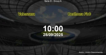 Palpite e análise do jogo Valenzana vs Derthona FbC pela Serie D - Group A
