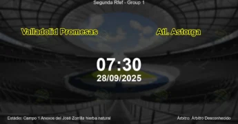 Palpite e análise do jogo Valladolid Promesas vs Atl. Astorga pela Segunda Rfef - Group 1
