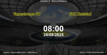 Palpite e análise do jogo Vanersborgs FK vs FBK Karlstad pela Division 2 - Norra Götaland