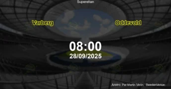 Palpite e análise do jogo Varberg vs Oddevold pela Superettan