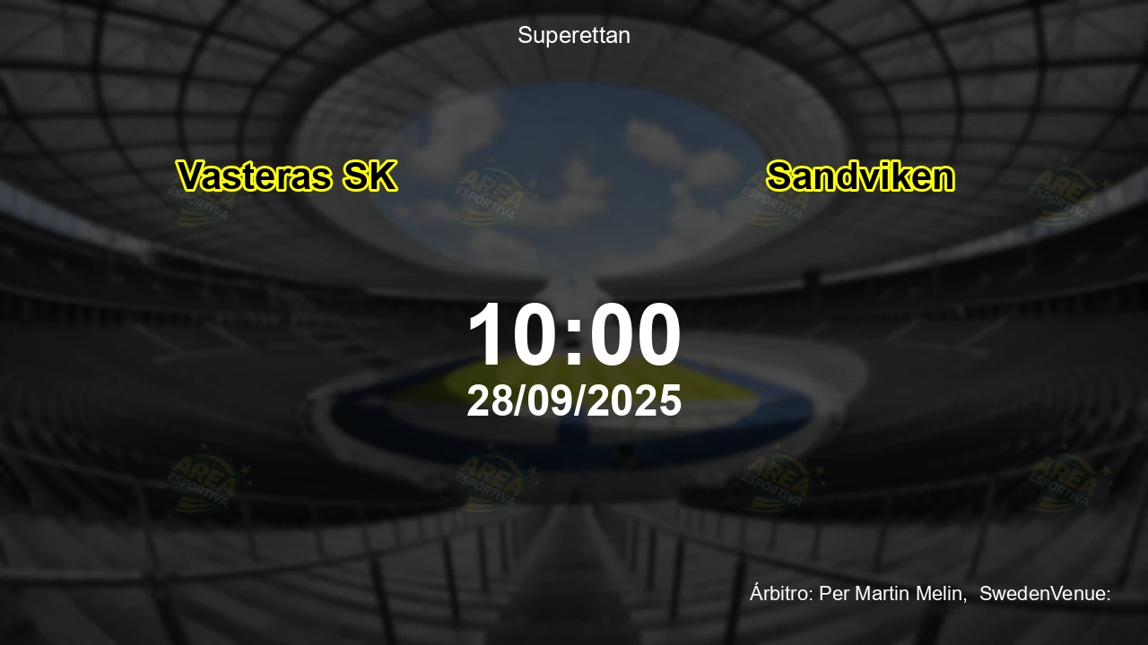Palpite e análise do jogo Vasteras SK vs Sandviken pela Superettan