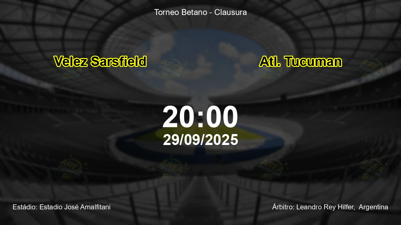Palpite e análise do jogo Velez Sarsfield vs Atl. Tucuman pela Torneo Betano - Clausura